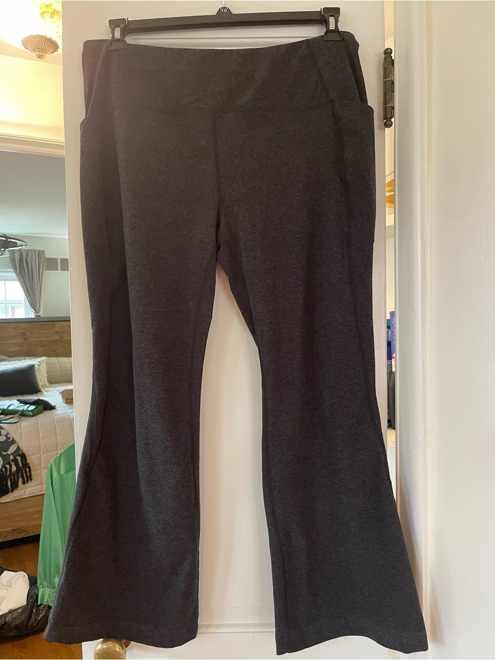 Zella Dark Charcoal Boot-Cut Active Pants